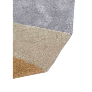 Come Around <b>Hand</b> <b>Tufted</b> Wool & Viscose <b>Rugs</b> Grey & Black Geometric Pattern Plush Carpet for Home & Exhibition TRA-1126 - Product Image 4