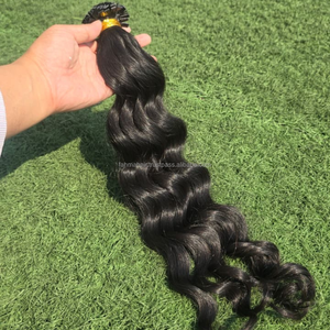 Hot Supplier Keratin Flat Tip Indonesian Natural <b>Body</b> <b>Wave</b> <b>Hair</b> Extensions 100 Human <b>Hair</b> Virgin Remy <b>Hair</b> Wholesale - Product Image 3