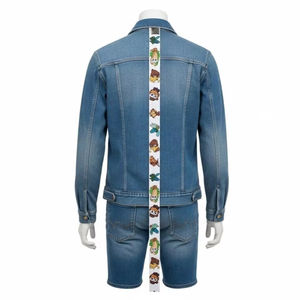 Ruban auto-agrippant en nylon imprimé écologique, motif personnalisé, attaches à coudre, adhésif au dos, durable, réutilisable, textile - Product Image 4