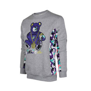 เสื้อสเวตเชิ้ตผู้ชายคุณภาพสูง ผ้าฝ้ายผสม สำหรับฤดูหนาว ระบายอากาศได้ดี กันน้ำ เป็นมิตรกับสิ่งแวดล้อม สวมใส่สบาย ไซส์ใหญ่ - Product Image 3