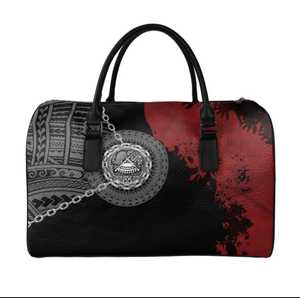 SEH NIKAO SPORTS อุปกรณ์เสริมแฟชั่น กระเป๋าดัฟเฟิลดีไซน์เก๋ กระเป๋าสะพายไหล่ความจุขนาดใหญ่ หนังแท้ กิจกรรมกลางแจ้ง - Product Image 1