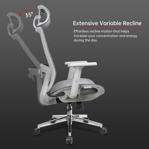 <span class=keywords><strong>Poltrona</strong></span> Sedia Ufficio Scrivania Ergonomica Lombare Schienale Reclinabile Bloccabile Silla ergonómica de <span class=keywords><strong>oficina</strong></span> Silla de ordenador - Product Image 4