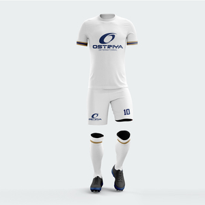 Uniforme de fútbol Deportivo transpirable de tamaño adulto con diseño y logotipo personalizados, uniforme de fútbol de alta calidad con servicio OEM - Product Image 2