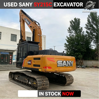 Nouvelle pelle sur chenilles SANY SY215C de 21 tonnes, excavatrice hydraulique moyenne, machine de terrassement et d'excavation SANY pour l'exploitation minière