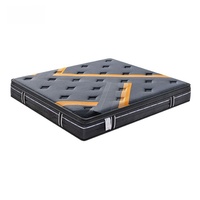 Matelas hybride matelassé en coton pour hôtel 5 étoiles de luxe Matelas à ressorts ensachés en mousse à mémoire de forme King Queen Size