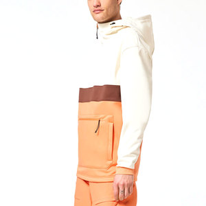 Sweat à capuche d'hiver en tissu doux 100% polyester de haute qualité, mélange de coton, couleur unie, manches longues, avec design personnalisé, teinture unie - Product Image 2