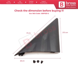 BSP1221-2 Right Side View Mirror <b>Door</b> Triangle Fender <b>Trim</b> Cover for Transit MK8 T18 V363 2013-2024 2016818 - Product Image 6