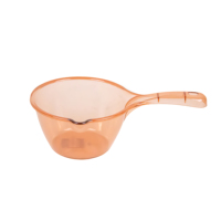 Voedselveilige transparante PP plastic keukenwaterlepel met lange steel en giettuit, voor het gieten van vloeistoffen tijdens het koken, milieuvriendelijk en vaatwasserbestendig
