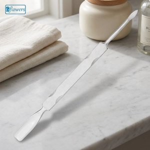 Pousse-cuticules (gouge) double extrémité en acier inoxydable, outil de manucure réutilisable - Product Image 2