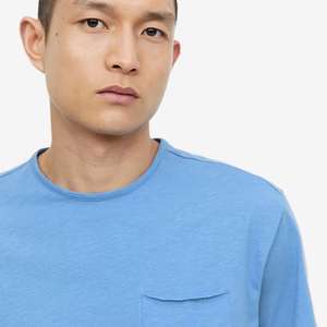 T-shirt à manches courtes et col en O pour homme, 100% coton, séchage rapide, couleur unie, design vierge, pour l'extérieur, 200 grammes de tissu - Product Image 3