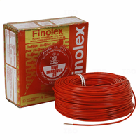 Cables eléctricos Finolex, 1 m², revestimiento de cobre, aluminio, caucho sólido, Cable aislado, Cable de un solo núcleo, Escudo de cobre, ROHS para
