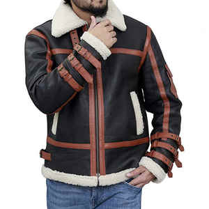 2024 Réel Doux Premium Qualité Fait À La Main Vestes En Cuir Respirant Conception Unique Nouvelle Mode Porter Veste En Cuir - Product Image 1