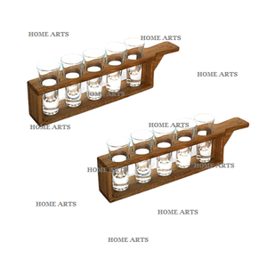 Portavasos de madera de doble nivel para uso en el hogar, hotel, restaurante, portavasos a los precios más bajos - Product Image 4