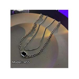 สร้อยคอแฟชั่นจี้สเตนเลสสตีลสวยๆสำหรับผู้หญิงใส่ทุกวันงานปาร์ตี้ - Product Image 1