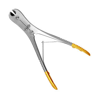 Cortador de alambre 7 "Cortador de alambre lateral frontal ortopédico de doble acción Cortador de alambre Tc Pin Material japonés Acero inoxidable OEM - Product Image 3