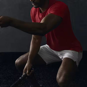 Vente de gros OEM T-shirts de fitness pour hommes T-shirt de sport à manches courtes et à séchage rapide pour hommes - Product Image 5