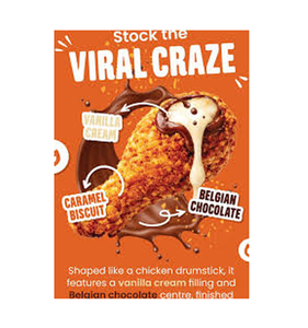 Bulk Crispy Cluck Fried Chicken Shaped Chocolate 48g 24 Pack Master Carton Net Weight 1.152kg For Cash And Carry Wholesale - Product Image 4