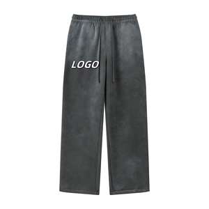 Pantalones Deportivos Unisex de Corte Holgado, Pantalones Jogger Anchos y Lavados, Ropa Casual Transpirable para Entrenamientos - Product Image 5