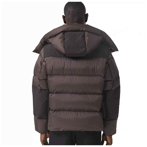OEM personalizado cálido ropa de calle moda con capucha acolchado abrigo chaqueta acolchada estilo casual chaqueta acolchada de los hombres - Product Image 3