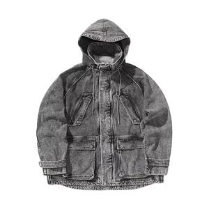 Tarifs d'usine nouveautés 2024 veste en jean pour hommes/prix bon marché veste en jean délavé déchiré pour hommes de haute qualité - Product Image 2