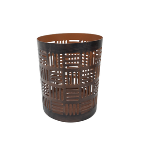 Bougeoir en fer personnalisé fait à la main Design unique Bougeoir noir pour la décoration de la maison Décoration de Noël Autre bougie - Product Image 1