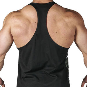 Singlet en tricot polyester/coton pour homme - Séchage rapide, respirant, vêtements de sport d'été, design personnalisable, prix raisonnable - Product Image 6