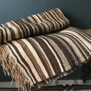 Manta Marroquí Hecha a Mano, Auténtica, Artesanal, Diseño Tribal, Suave, Tejida, Decoración para el Hogar, Regalo - Product Image 1