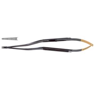 Soporte de aguja intranasal Tebbetts-Juego de instrumentos manuales de mandíbula dentada de acero inoxidable de bayoneta - Product Image 4