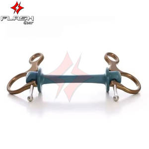 Fait sur mesure Finntack Bristol demi-joue embout de conduite rembourrage doux en acier inoxydable de haute qualité allemand argent anneau lâche culotte - Product Image 3