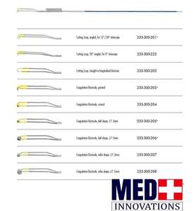 Électrodes de coupe bipolaires et monopôlaire de haute fréquence de qualité A+ pour urologie, boucles de coupe S T O R Z, resection de tissus prostatiques, résectoscope - Product Image 1
