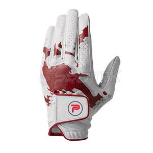 Dernier style, gants de golf sur mesure respirants et antidérapants en cuir véritable et PU souple pour hommes et femmes golfeurs, idéaux pour les sports d'été. - Product Image 1