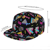 Casquette Snapback Tendance 2025 avec Étiquettes Tissées Personnalisées, Imprimé Multicolore par Sublimation, Style Baseball Classique 5 Panneaux, Étanche et Sportive