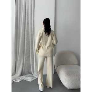 Ensemble hijab rayé élégant et décontracté 1554 Vêtements pour femmes - Product Image 2