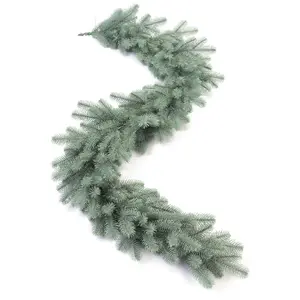 2024 GARLAND SPRUCE SILVER 100% PE 1,8 m Venta al por mayor Navidad artificial para decoración de festivales Colección exclusiva