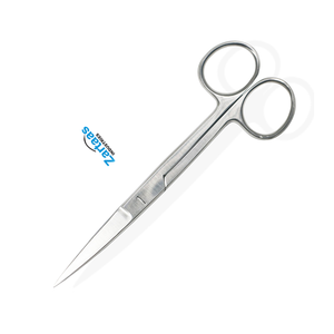 Tijeras de operación estándar de acero inoxidable de alta calidad Tijeras ginecológicas rectas afiladas/afiladas de 14,5 cm - Product Image 4