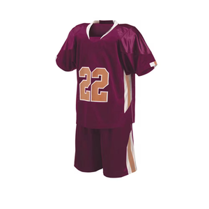 Uniforme Deportivo de Lacrosse, Tela de Poliéster de Alta Densidad, Compradores Europeos, Conjunto de Uniforme de Lacrosse, Tela de Poliéster Flexible, Mercado Estadounidense - Product Image 4