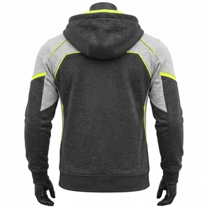 Sweat-shirt à capuche unisexe en coton 100% respirant et thermique, avec logo brodé personnalisé, coupe ample, de haute qualité, en gros, pour hommes - Product Image 2