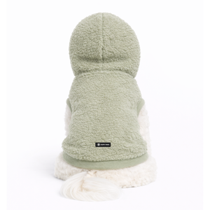 Warm Teddy Sherpa Dog Jacket Soft <b>Fleece</b> Pet Hoodie Sleeveless Winter Coat For Small Medium Large Dogs - Product Image 2