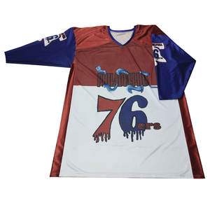 Venta caliente personalizada barato fútbol americano Jersey manga larga nuevo diseño joven adulto tamaño de alta calidad - Product Image 1
