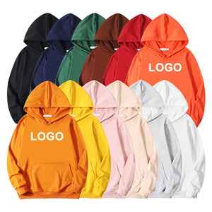 Sweats à capuche pour hommes personnalisés 85% coton 15% polyester personnaliser blanc décontracté surdimensionné sweat à capuche impression broderie logo sweats à capuche pour unisexe - Product Image 6