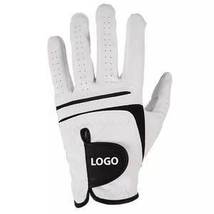 Gants de golf en cuir de mouton Cabretta d'agneau à logo personnalisé respirant de qualité supérieure pour hommes et femmes de nouveau style - Product Image 2