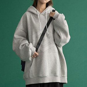 Sudaderas con Capucha Extra Grandes de Punto para Mujer, Informales, de Invierno, 100% Algodón, Ecológicas, para Uso en Exteriores, Diseño Moderno, Múltiples Diseños - Product Image 3