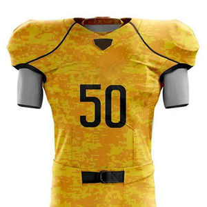 Camiseta de fútbol americano personalizada de alta calidad para hombre, uniforme de club de equipo de último diseño con mangas cortas de talla grande para adultos - Product Image 3