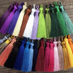 Wholesale 8cm Colorful Polyester Tassels Spot <b>Fringe</b> Trims for Clothing <b>Curtains</b> Home Textiles Cellphone Decorations - Product Image 2