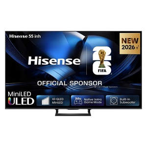 Televisor Hisense MiniLED ULED de 55 Pulgadas, 4K UHD, 144Hz, Modo de Juego Nativo, Patrocinador Oficial de la FIFA - Product Image 3