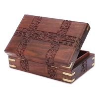 Naturel 100% Boîtes En Bois Imploré À La Main Qualité Fraîche Forme Personnalisée Couleur Naturelle Vaisselle Boîte De Rangement à Vendre Bas Prix