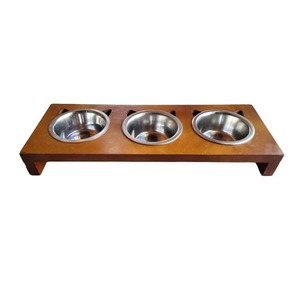 Stylish Piece High Quality Unique Design 100% Natural Wooden <b>Dog</b> <b>Bowl</b> <b>Stand</b> Use for <b>Dog</b> Food <b>Bowl</b> From ANAM OVERSEAS - Product Image 1