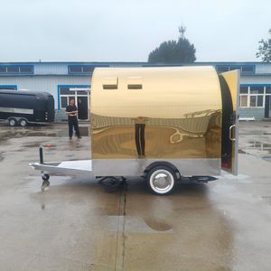 Petite remorque de camion de nourriture en fibre de verre pour hot-dogs et restauration rapide Conception spéciale pour restaurant boulangerie camion de fruits à crème glacée - Product Image 1