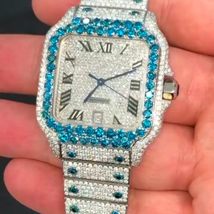 Montres Iced Out VVS Moissanite | Design squelette de luxe | Testeur de diamants en gros approuvé - Product Image 2