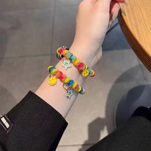 Original <b>Rainbow</b> Charm <b>Bracelet</b> for Apple Watch Breathable Slim Resin Band White Orange Pink 45mm 49mm Sizes Sport Model IWatch - Product Image 4